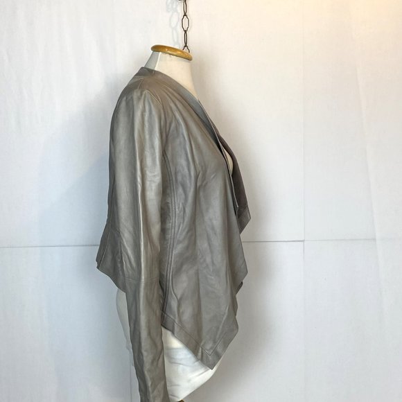 Women’s Hinge Leather Crop Jacket size M - Picture 7 of 14